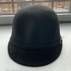 Black wool winter Hat